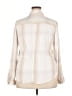 Maurices Plaid Ivory Long Sleeve Button-Down Shirt Size XXL - photo 2