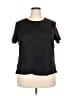 Jaclyn Smith Black Short Sleeve Top Size 2X - photo 1