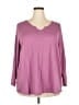 Ellos Purple Long Sleeve Top Size 22 - 24 - photo 1