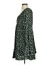 New In 100% Polyester Polka Dots Green Casual Dress Size S - photo 5