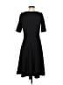 Lands' End Solid Black Casual Dress Size S - photo 2