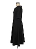 Lands' End Solid Black Casual Dress Size S - photo 5