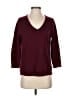 Neiman Marcus Burgundy Pullover Sweater Size S - photo 1