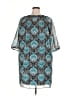 En Focus Studio 100% Polyester Paisley Teal Casual Dress Size 20 - photo 2