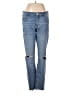 Zara Hearts Blue Jeans Size 10 - photo 1