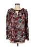 Unbranded 100% Polyester Red Long Sleeve Blouse Size M - photo 1