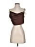 Isalis Brown Sleeveless Blouse Size S - photo 1