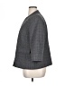Black Label by Evan Picone 100% Polyester Tweed Gray Blazer Size 16 - photo 5