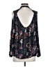 Angie Floral Blue Long Sleeve Blouse Size S - photo 2