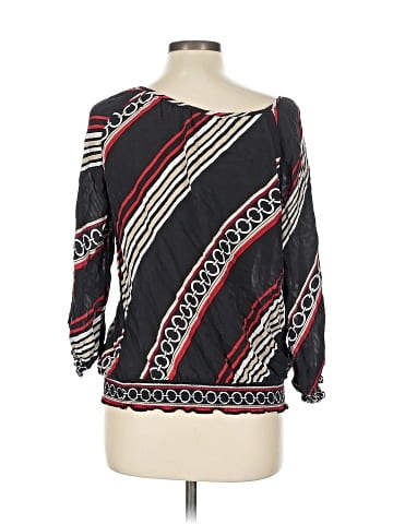 White House Black Market 3/4 Sleeve Silk Top (view 2)