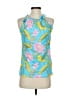 Gretchen Scott Designs Teal Blue Sleeveless Blouse Size XS - photo 2