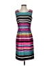 Sangria Stripes Multi Color Pink Casual Dress Size 4 - photo 1
