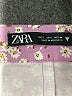 Zara Paisley Purple Casual Pants Size M - photo 6