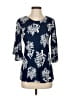 Escapada Blue 3/4 Sleeve Blouse Size XS - photo 1