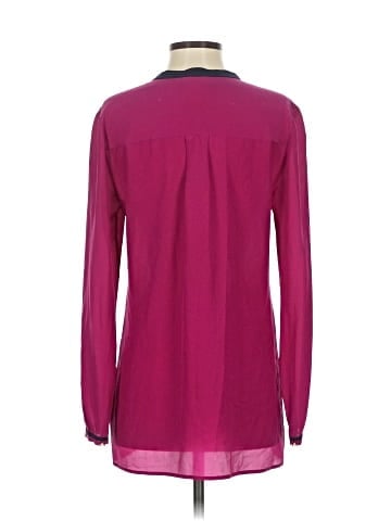 Tory Burch Long Sleeve Silk Top (view 2)