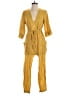 Raquel Allegra Tweed Gold Jumpsuit Size Sm (0) - photo 1