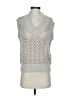 Brunello Cucinelli Silver Tan Sweater Vest Size S - photo 1