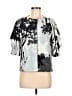 Thread Social Gray Short Sleeve Blouse Size 6 - photo 1