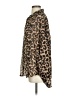 French Connection 100% Polyester Animal Print Brown Long Sleeve Blouse Size S - photo 5