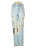 American Eagle Outfitters Color Block Blue Jeans Size 0 - photo 1