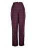 Assorted Brands Plaid Burgundy Casual Pants Size 8 - photo 1