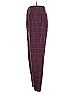 Assorted Brands Plaid Burgundy Casual Pants Size 8 - photo 5