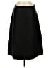 Ann Taylor 100% Silk Solid Black Silk Skirt Size 4 - photo 1