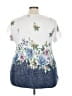 Unbranded Floral White Short Sleeve T-Shirt Size 4X (estimated) - photo 2