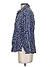 Foxcroft Print Blue 3/4 Sleeve Button-Down Shirt Size 4 - photo 5