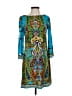 Muse Paisley Teal Cocktail Dress Size 2 - photo 1