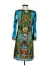 Muse Paisley Teal Cocktail Dress Size 2 - photo 2