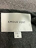 Amour Vert Gray Long Sleeve Henley Size XS - photo 6
