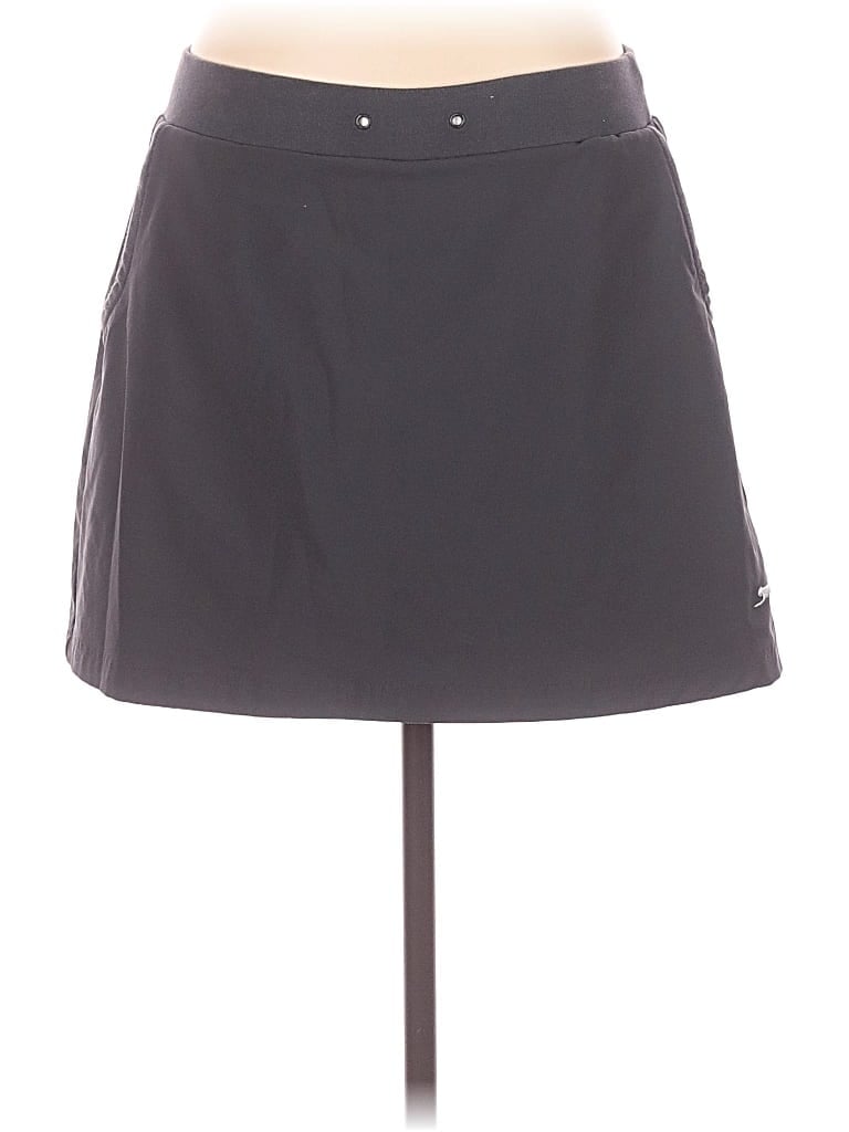 Pre-owned Slazenger Casual Skirt In Gray