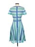 BCBGMAXAZRIA Argyle Blue Casual Dress Size S - photo 2
