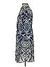 CAbi 100% Polyester Paisley Blue Casual Dress Size S - photo 5