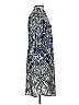 CAbi 100% Polyester Paisley Blue Casual Dress Size S - photo 4