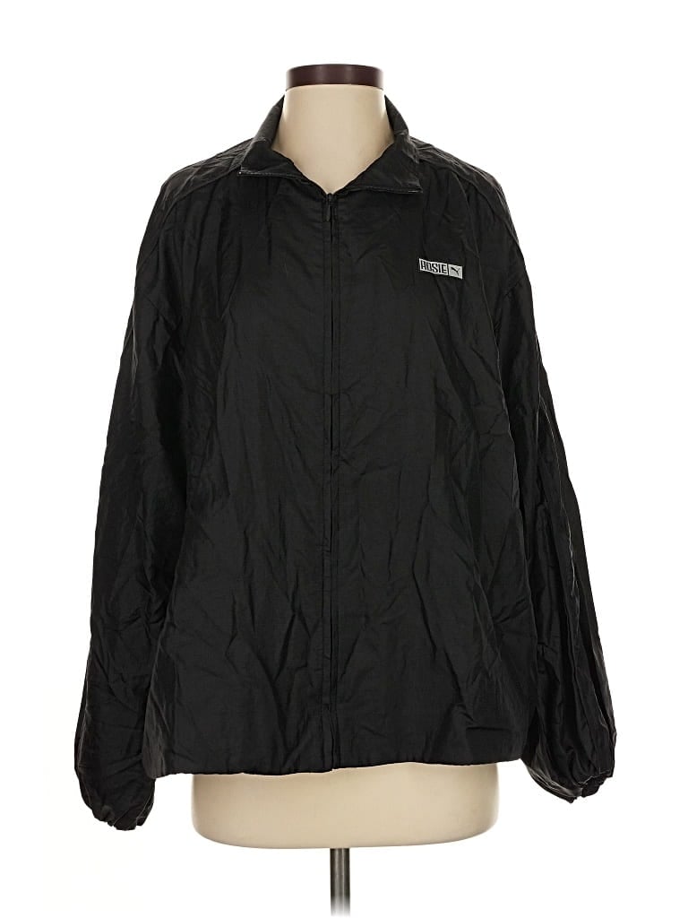 Pre-owned Assorted Brands Windbreaker Jacket In Black