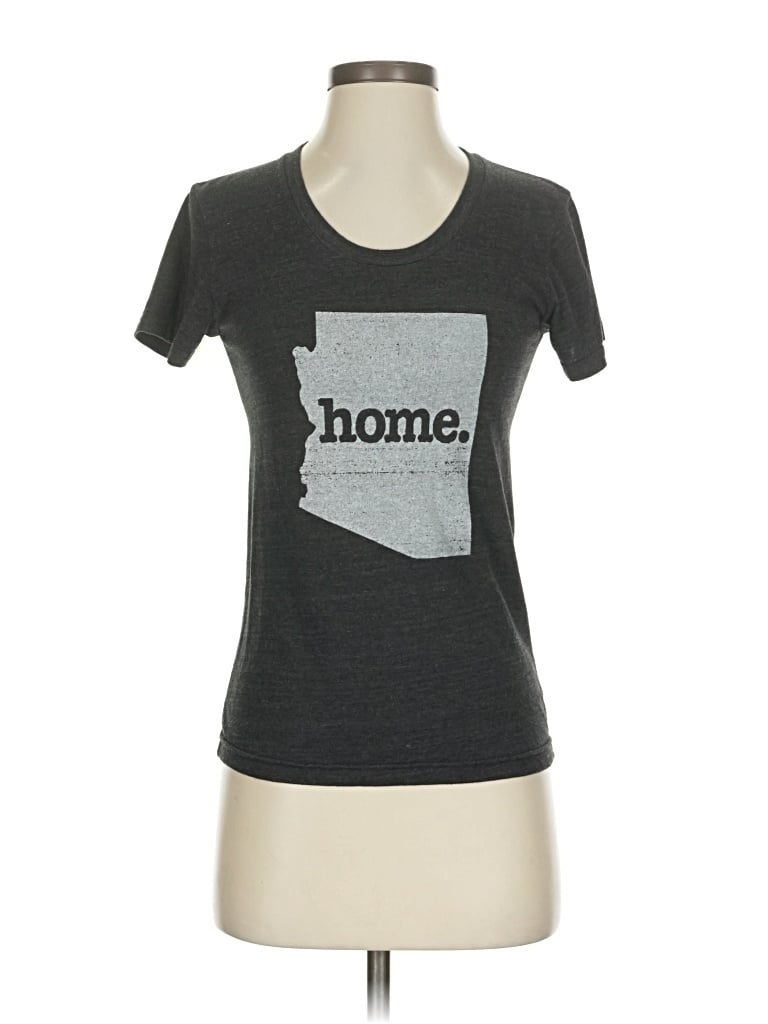 Pre-owned American Apparel Short Sleeve T-shirt In Gray