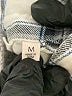 Candace Cameron Bure Plaid Silver Long Sleeve Blouse Size M - photo 5
