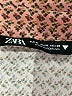 Zara 100% Polyester Brown Pink Casual Dress Size M - photo 6