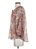Vince Camuto Silver 3/4 Sleeve Blouse Size S - photo 5