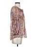 Vince Camuto Silver 3/4 Sleeve Blouse Size S - photo 4