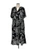 BLOOMCHIC 100% Polyester Paisley Black Blue Casual Dress Size XXL - photo 1