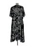 BLOOMCHIC 100% Polyester Paisley Black Blue Casual Dress Size XXL - photo 2