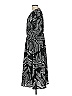BLOOMCHIC 100% Polyester Paisley Black Blue Casual Dress Size XXL - photo 5