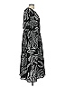 BLOOMCHIC 100% Polyester Paisley Black Blue Casual Dress Size XXL - photo 4