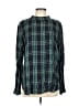 Ann Taylor LOFT 100% Polyester Argyle Green Long Sleeve Blouse Size L - photo 1