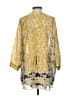 CAbi 100% Polyester Yellow 3/4 Sleeve Blouse Size S - photo 2