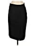 BCBGMAXAZRIA Solid Black Wool Skirt Size 4 - photo 2
