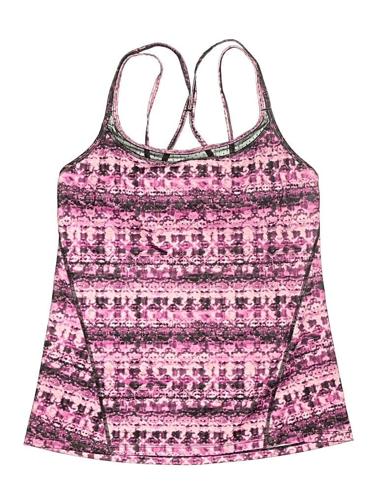 Pre-owned Gaiam Swimsuit Top Pink Swimwear